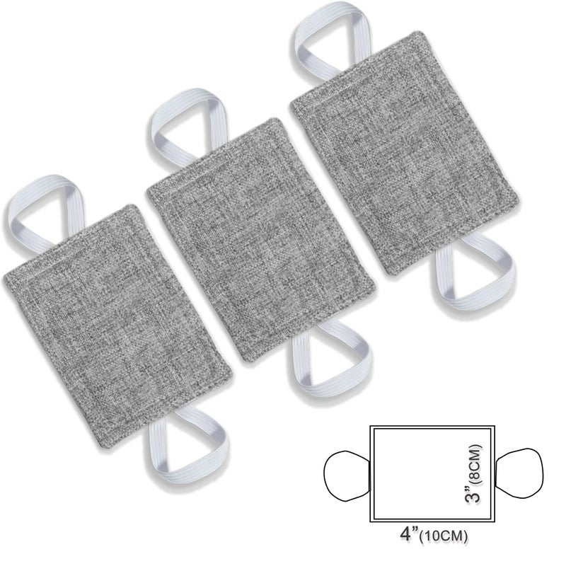warmtone Door Silencer Padded Door Latch Cover, Baby Door Cushion Quiet Closer Door Lock Cover Universal Fit for No More Noise Light Sleeper Baby Nursery - 4 x 3 Inches, Light Grey, Set of 3 - Image 2